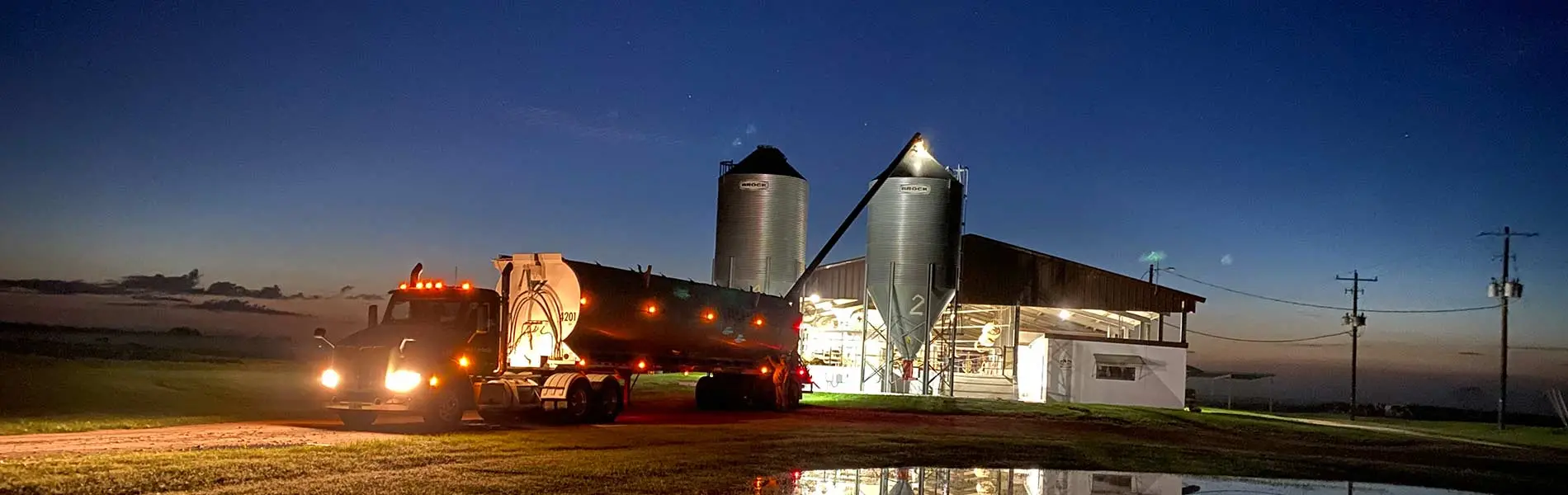 SMI Farm & Ranch Milk Truck Loading